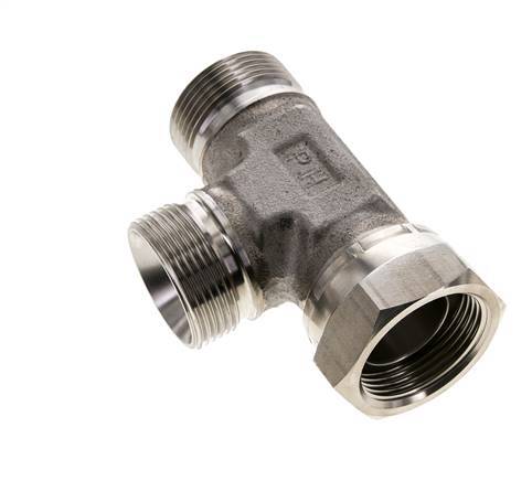 Tee Fitting G1 1/4'' Male x Female Stainless steel Hydraulic 190bar (2669.5psi)