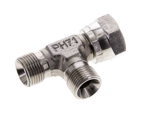 Tee Fitting G3/8'' Male x Female Stainless steel Hydraulic 325bar (4566.25psi)