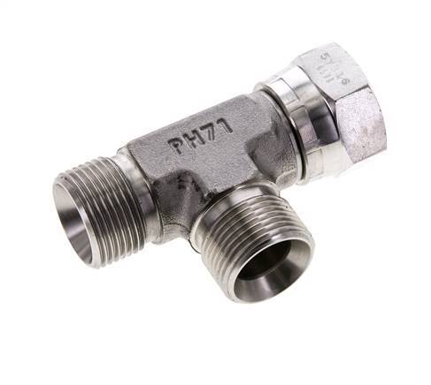 Tee Fitting G3/4'' Male x Female Stainless steel Hydraulic 325bar (4566.25psi)