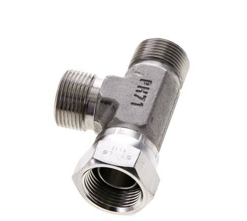 Tee Fitting G3/4'' Male x Female Stainless steel Hydraulic 325bar (4566.25psi)