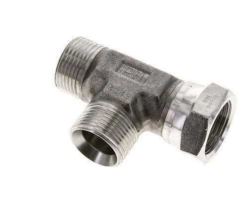 Tee Fitting G1'' Male x Female Stainless steel Hydraulic 225bar (3161.25psi)