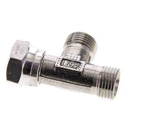 Tee Fitting G1/2'' Male x Female Stainless steel Hydraulic 350bar (4917.5psi)