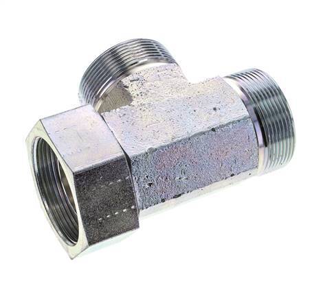 Tee Fitting G2'' Male x Female Steel Hydraulic 175bar (2458.75psi)