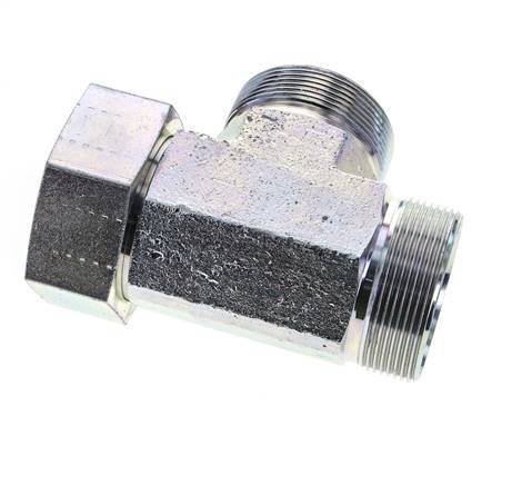 Tee Fitting G2'' Male x Female Steel Hydraulic 175bar (2458.75psi)