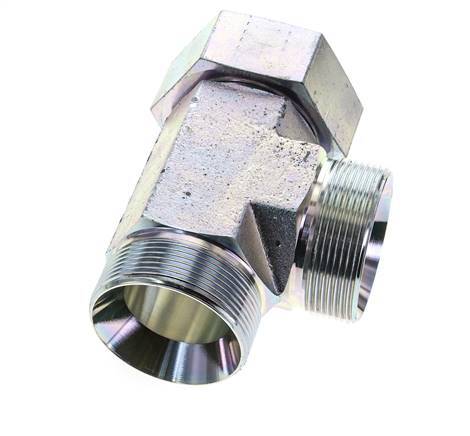 Tee Fitting G2'' Male x Female Steel Hydraulic 175bar (2458.75psi)