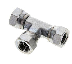 Tee Fitting G1/4'' Female Steel Hydraulic 400bar (5620.0psi)