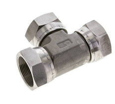 T-koppeling G1 1/2'' Binnendraad RVS Hydrauliek 125bar (1756.25psi)