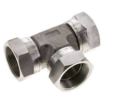 T-koppeling G1 1/2'' Binnendraad RVS Hydrauliek 125bar (1756.25psi)