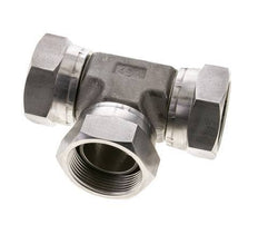 T-koppeling G1 1/2'' Binnendraad RVS Hydrauliek 125bar (1756.25psi)