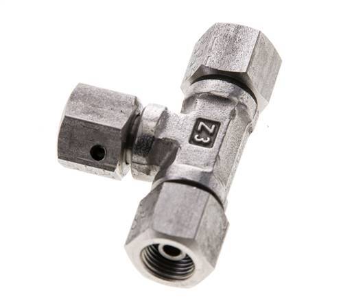 Tee Fitting G1/8'' Female Stainless steel Hydraulic 400bar (5620.0psi)