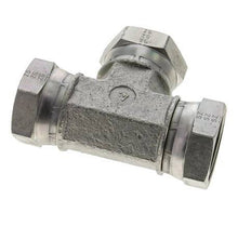 Tee Fitting G1 1/2'' Female Steel Hydraulic 125bar (1756.25psi)