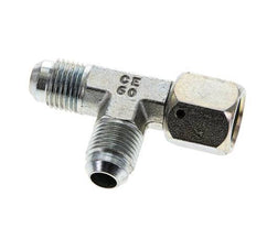 JIC T-koppeling UNF 9/16''-18 Binnendraad x Buitendraad Staal 350 bar (4917.5psi)