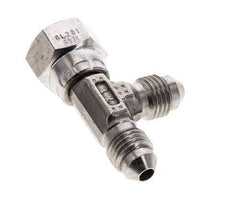 JIC T-koppeling UNF 7/16''-20 Binnendraad x buitendraad RVS 350 bar (4917.5psi)