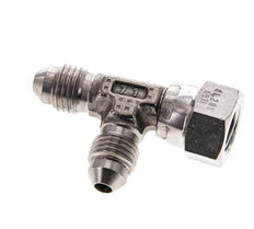 JIC T-koppeling UNF 7/16''-20 Binnendraad x buitendraad RVS 350 bar (4917.5psi)