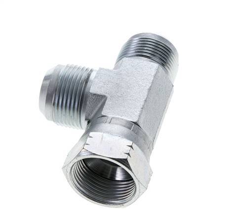 JIC T-koppeling UN 1-5/16''-12 Binnendraad x Buitendraad Staal 250 bar (3512.5psi)