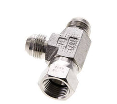 JIC T-koppeling UNF 3/4''-16 binnendraad x buitendraad RVS 350 bar (4917.5psi)