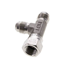 JIC T-koppeling UNF 9/16''-18 binnendraad x buitendraad RVS 350 bar (4917.5psi)