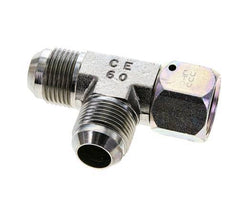 JIC T-koppeling UN 1-1/16''-12 Binnendraad x Buitendraad Staal 350 bar (4917.5psi)