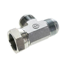 JIC T-koppeling UN 1-5/8''-12 Binnendraad x Buitendraad Staal 210 bar (2950.5psi)