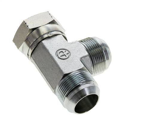 JIC T-koppeling UN 1-5/8''-12 Binnendraad x Buitendraad Staal 210 bar (2950.5psi)