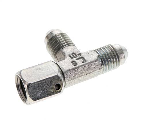 JIC T-koppeling UNF 7/16''-20 Binnendraad x Buitendraad Staal 350 bar (4917.5psi)