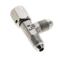 JIC T-koppeling UNF 7/16''-20 Binnendraad x Buitendraad Staal 350 bar (4917.5psi)
