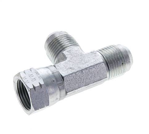 JIC T-koppeling UNF 7/8''-14 Binnendraad x Buitendraad Staal 350 bar (4917.5psi)