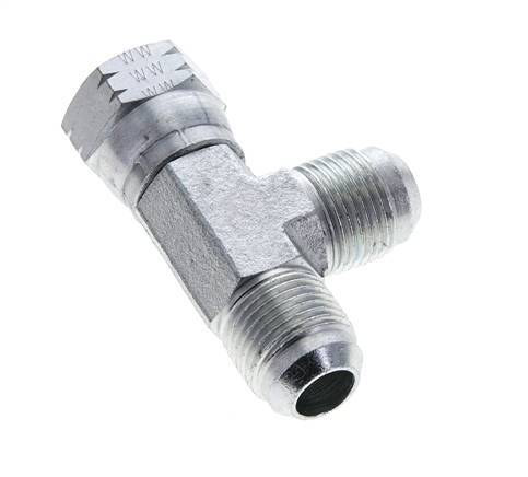 JIC T-koppeling UNF 7/8''-14 Binnendraad x Buitendraad Staal 350 bar (4917.5psi)
