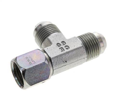 JIC T-koppeling UNF 3/4''-16 Binnendraad x Buitendraad Staal 350 bar (4917.5psi)