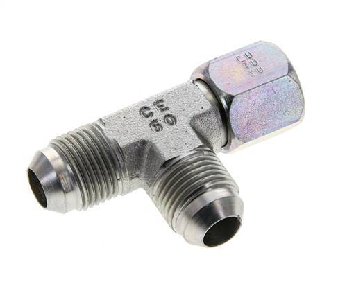 JIC T-koppeling UNF 3/4''-16 Binnendraad x Buitendraad Staal 350 bar (4917.5psi)