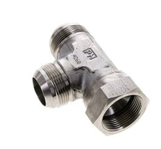 JIC T-koppeling UN 1-5/8''-12 Binnendraad x Buitendraad RVS 210 bar (2950.5psi)