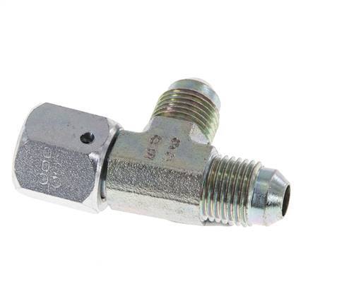 JIC T-koppeling UNF 1/2''-20 Binnendraad x Buitendraad Staal 350 bar (4917.5psi)