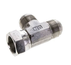 JIC T-koppeling UN 1-5/16''-12 Binnendraad x Buitendraad RVS 250 bar (3512.5psi)
