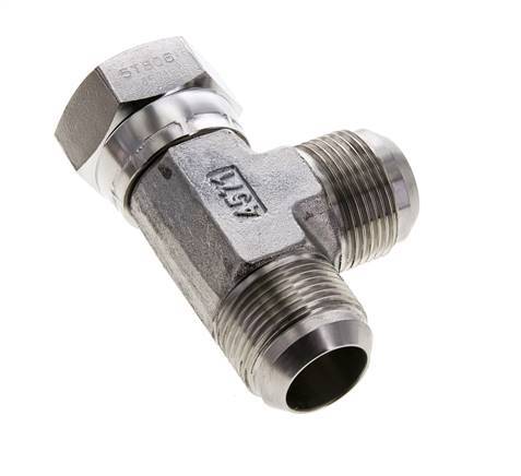 JIC T-koppeling UN 1-5/16''-12 Binnendraad x Buitendraad RVS 250 bar (3512.5psi)