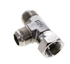 JIC T-koppeling UN 1-5/16''-12 Binnendraad x Buitendraad RVS 250 bar (3512.5psi)