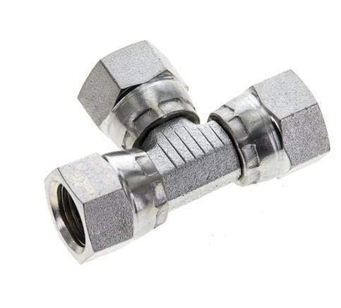 Jic T-Koppeling 1/2''-20 Binnendraad Staal 75bar