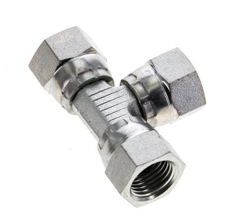 Jic T-Koppeling 1/2''-20 Binnendraad Staal 75bar