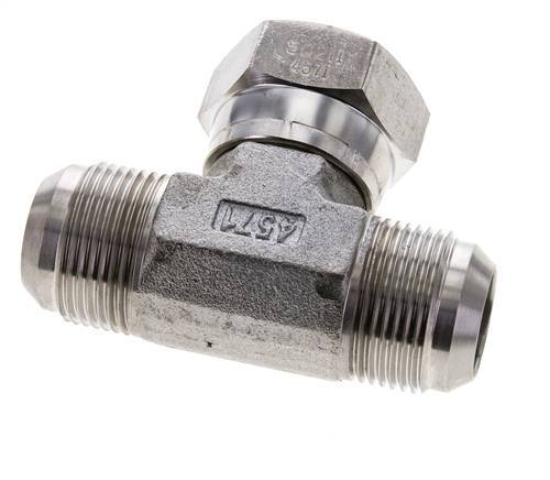 JIC T-koppeling UN 1-5/16''-12 Buitendraad x Binnendraad RVS 250 bar (3512.5psi)