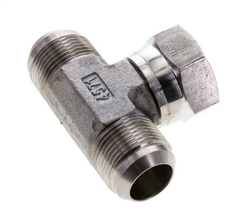 JIC T-koppeling UN 1-5/16''-12 Buitendraad x Binnendraad RVS 250 bar (3512.5psi)