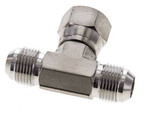 JIC T-koppeling UNF 7/8''-14 Buitendraad x Binnendraad RVS 350 bar (4917.5psi)