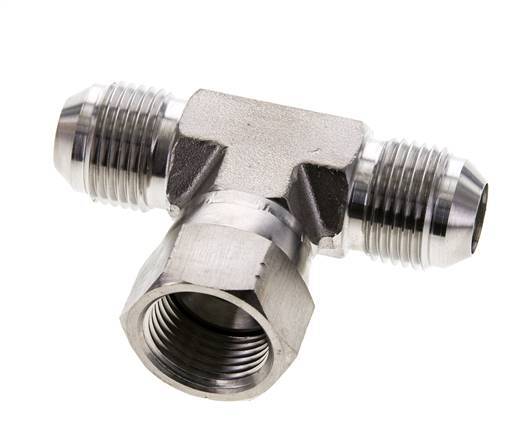 JIC T-koppeling UNF 7/8''-14 Buitendraad x Binnendraad RVS 350 bar (4917.5psi)