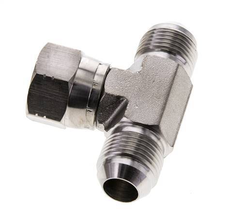 JIC T-koppeling UNF 7/8''-14 Buitendraad x Binnendraad RVS 350 bar (4917.5psi)