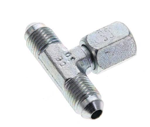 JIC T-koppeling UNF 7/16''-20 Buitendraad x Binnendraad Staal 350 bar (4917.5psi)