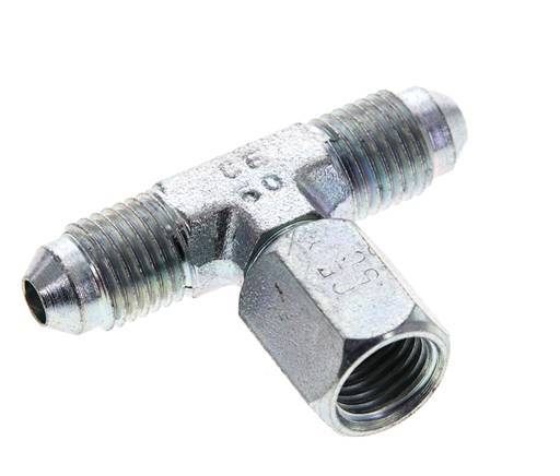 JIC T-koppeling UNF 7/16''-20 Buitendraad x Binnendraad Staal 350 bar (4917.5psi)