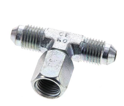 JIC T-koppeling UNF 7/16''-20 Buitendraad x Binnendraad Staal 350 bar (4917.5psi)
