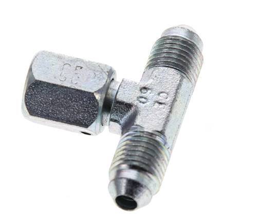 JIC T-koppeling UNF 7/16''-20 Buitendraad x Binnendraad Staal 350 bar (4917.5psi)