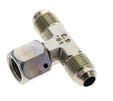 JIC T-koppeling UNF 9/16''-18 Buitendraad x Binnendraad Staal 350 bar (4917.5psi)