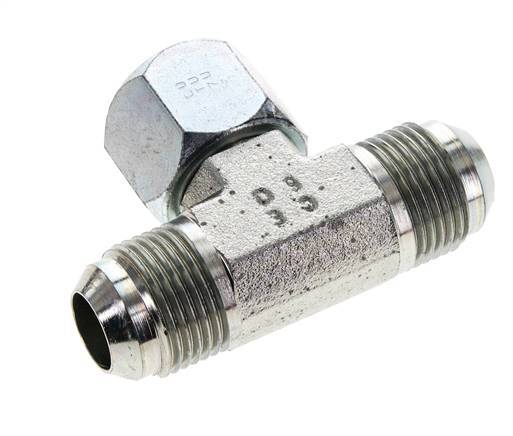 JIC T-koppeling UN 1-1/16''-12 Buitendraad x Binnendraad Staal 350 bar (4917.5psi)