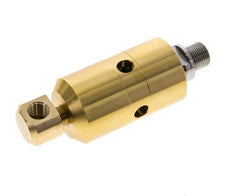 2-Way Rotary Joint G1/4'' - G3/8'' Male x Female Brass 50bar (702.5psi)