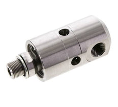 Draaidoorvoer G3/8" Binnendraad X G3/8" Buitendraad RVS 50bar